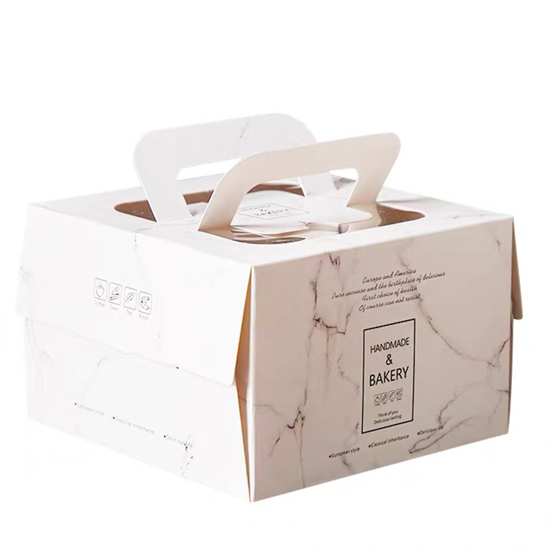 Vlastnínarozeninový dort box skládání pečené potravin balení box